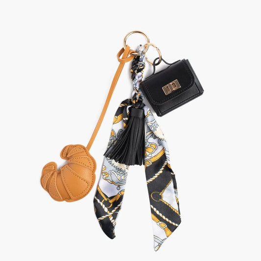 Stacked Charm | Black Purse