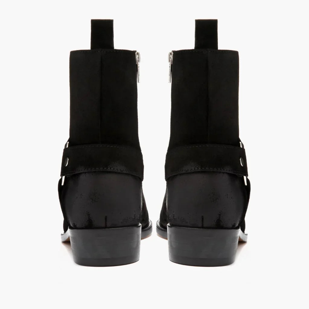 Harness | Black Suede