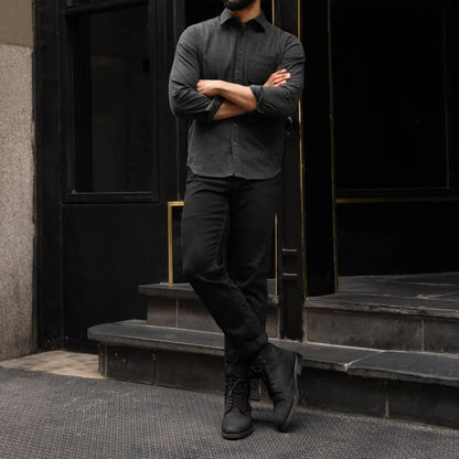 Solid Shirt | Heather Grey