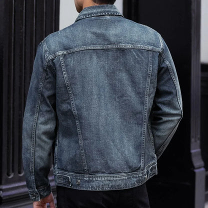 Denim Trucker Jacket | Faded Indigo